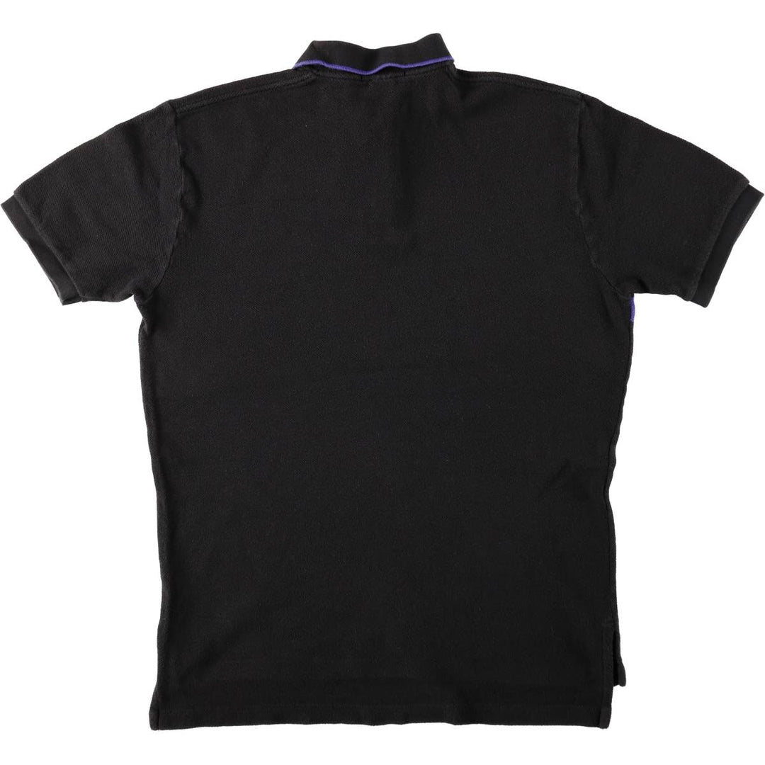 Ralph Lauren POLO by Ralph Lauren short sleeve polo shirt, men's size L cotton black type Vintage Second Hand