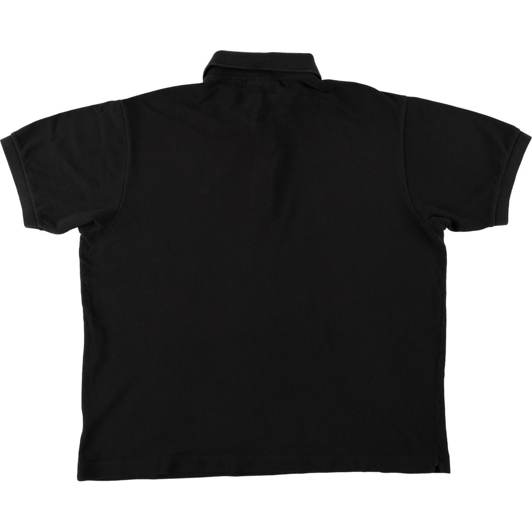 Lacoste Classic Fit short sleeve polo shirt, men's size L unclear black type Vintage Second Hand