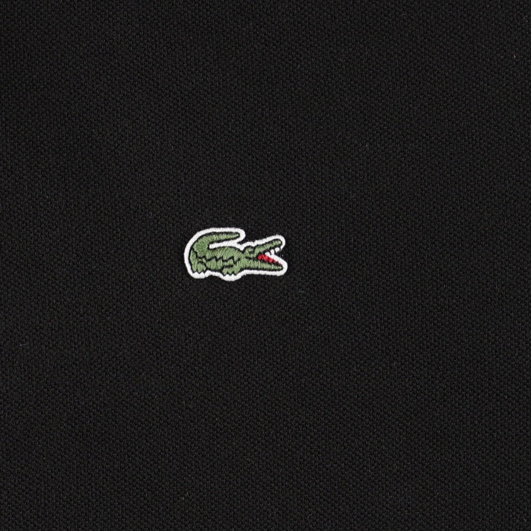 Lacoste Classic Fit short sleeve polo shirt, men's size L unclear black type Vintage Second Hand