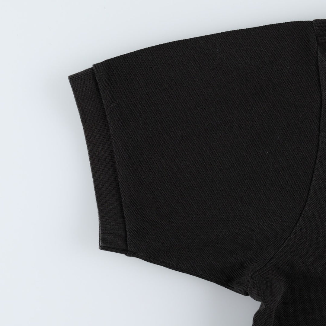 Lacoste Classic Fit short sleeve polo shirt, men's size L unclear black type Vintage Second Hand