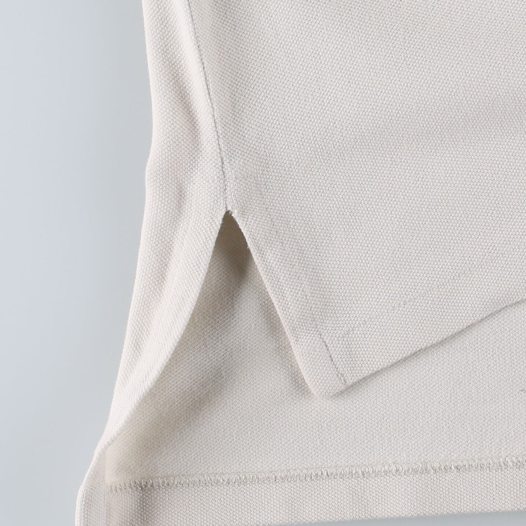 Ralph Lauren POLO by Ralph Lauren CUSTOM FIT short sleeve polo shirt, men's M size cotton white type Vintage Second Hand