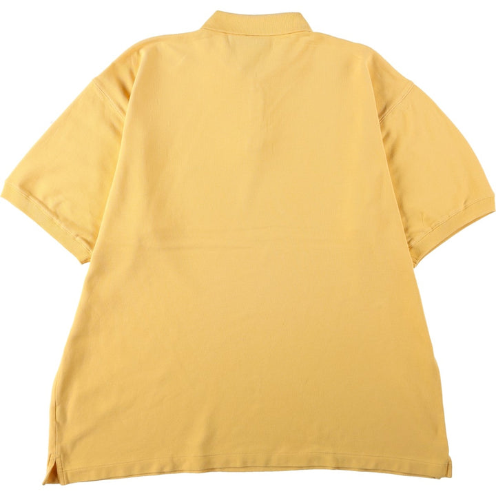 Patagonia Organic Cotton Short-Sleeve Polo Shirt, Men's Size XL (approx.) unclear yellow type Vintage Second Hand
