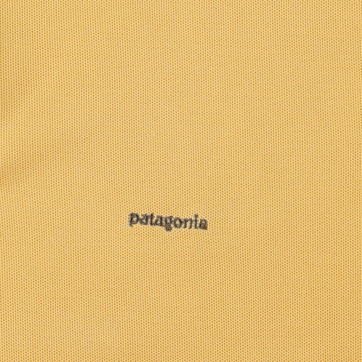 Patagonia Organic Cotton Short-Sleeve Polo Shirt, Men's Size XL (approx.) unclear yellow type Vintage Second Hand