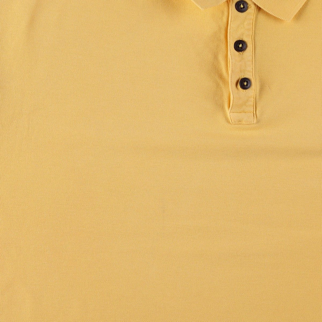 Patagonia Organic Cotton Short-Sleeve Polo Shirt, Men's Size XL (approx.) unclear yellow type Vintage Second Hand