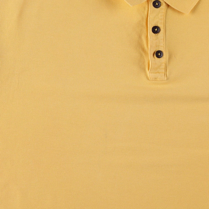 Patagonia Organic Cotton Short-Sleeve Polo Shirt, Men's Size XL (approx.) unclear yellow type Vintage Second Hand