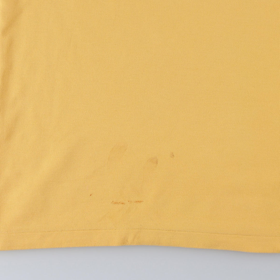 Patagonia Organic Cotton Short-Sleeve Polo Shirt, Men's Size XL (approx.) unclear yellow type Vintage Second Hand