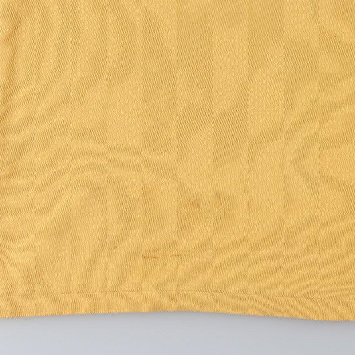 Patagonia Organic Cotton Short-Sleeve Polo Shirt, Men's Size XL (approx.) unclear yellow type Vintage Second Hand