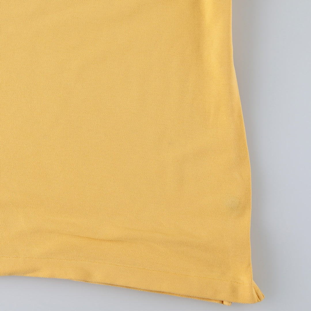 Patagonia Organic Cotton Short-Sleeve Polo Shirt, Men's Size XL (approx.) unclear yellow type Vintage Second Hand