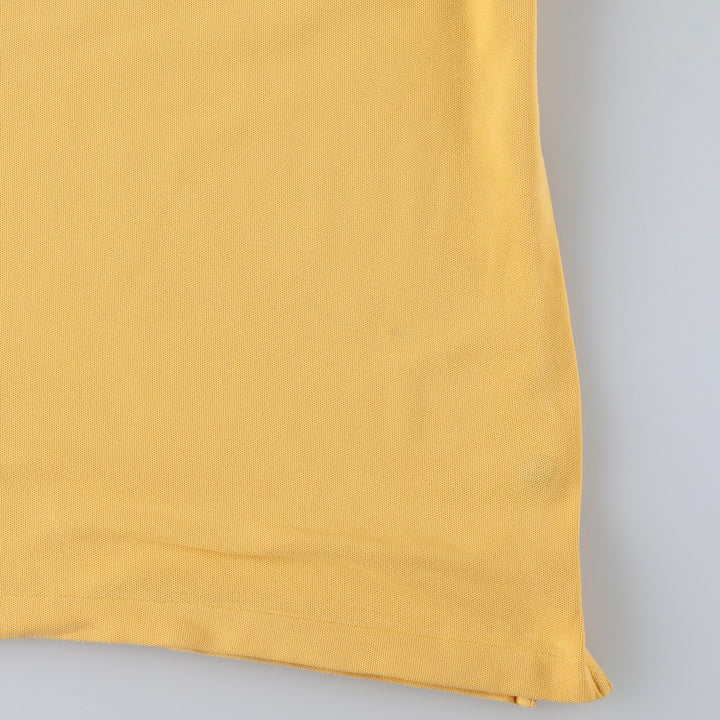 Patagonia Organic Cotton Short-Sleeve Polo Shirt, Men's Size XL (approx.) unclear yellow type Vintage Second Hand
