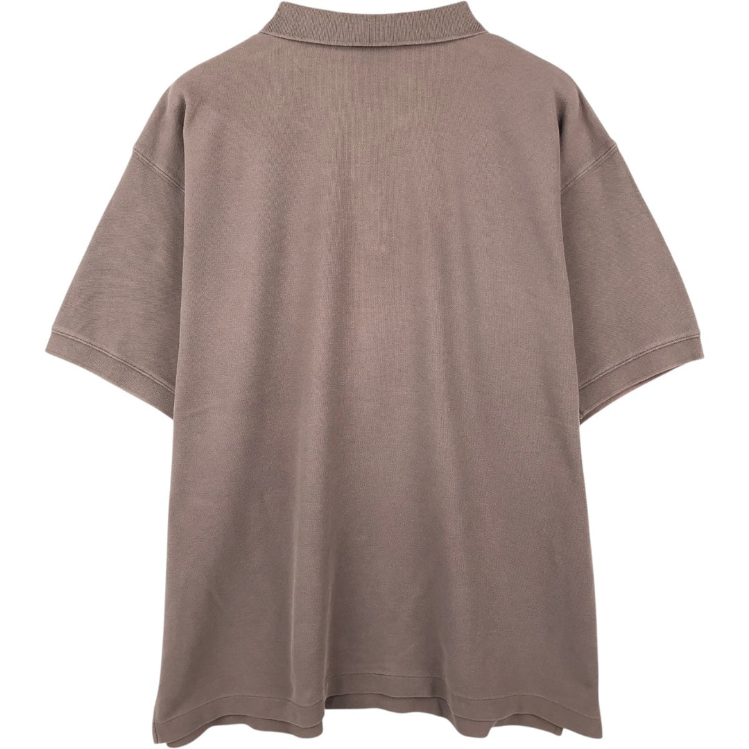 Patagonia ORGANIC COTTON Organic Cotton Short Sleeve Polo Shirt Men's L size cotton beige type brown Vintage Second Hand