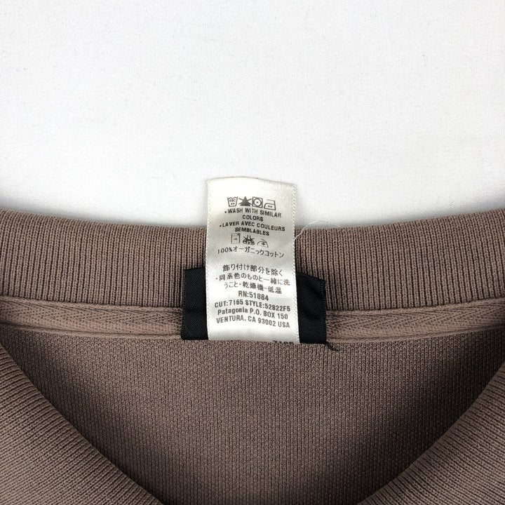 Patagonia ORGANIC COTTON Organic Cotton Short Sleeve Polo Shirt Men's L size cotton beige type brown Vintage Second Hand