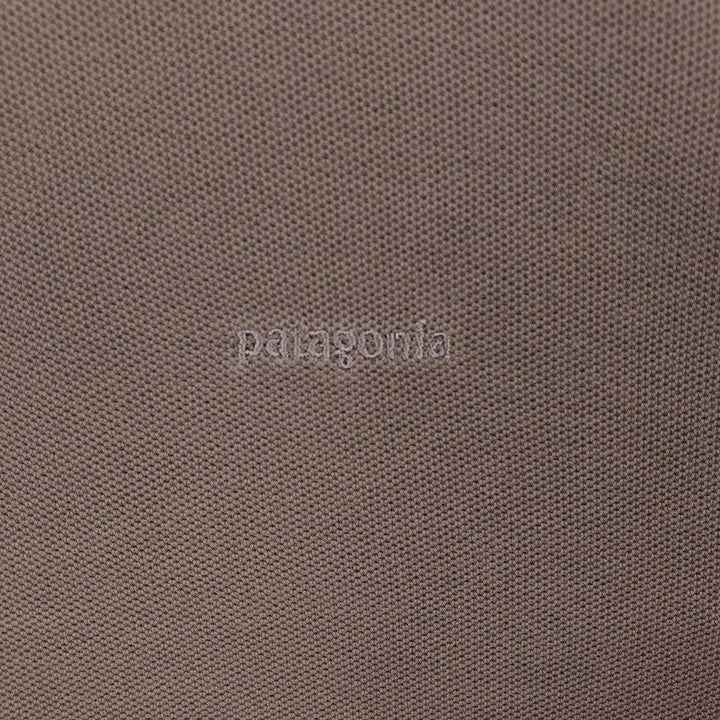 Patagonia ORGANIC COTTON Organic Cotton Short Sleeve Polo Shirt Men's L size cotton beige type brown Vintage Second Hand