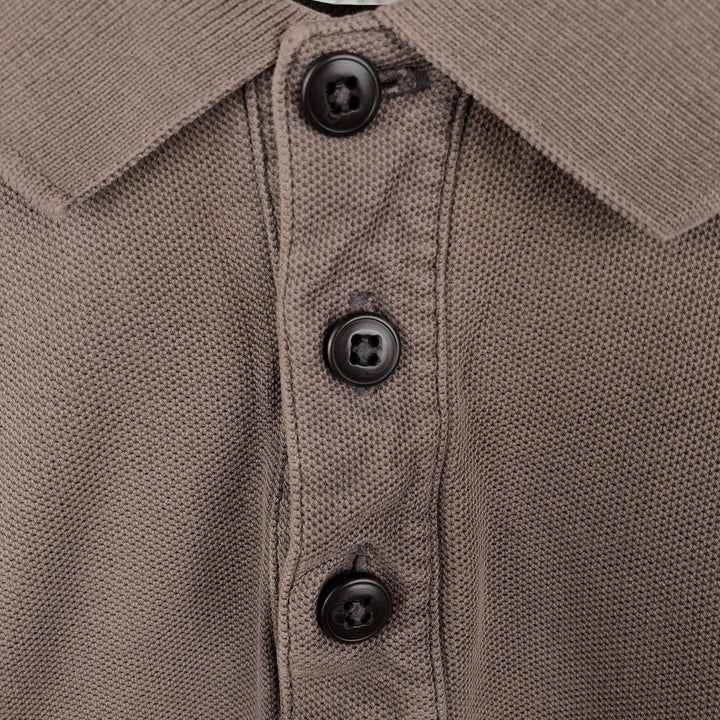 Patagonia ORGANIC COTTON Organic Cotton Short Sleeve Polo Shirt Men's L size cotton beige type brown Vintage Second Hand