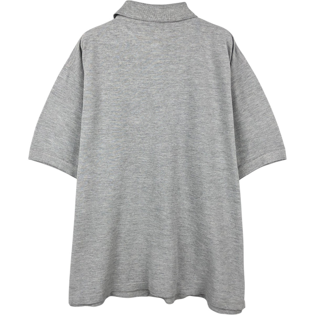 90s-era Nike short-sleeved polo shirt, men's size XL equivalent, vintage. cotton gray type Vintage Second Hand