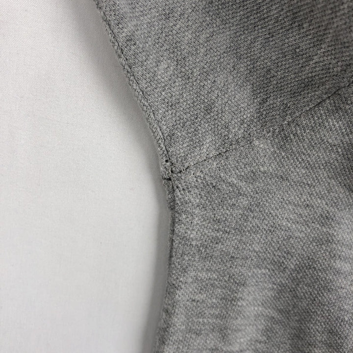 90s-era Nike short-sleeved polo shirt, men's size XL equivalent, vintage. cotton gray type Vintage Second Hand