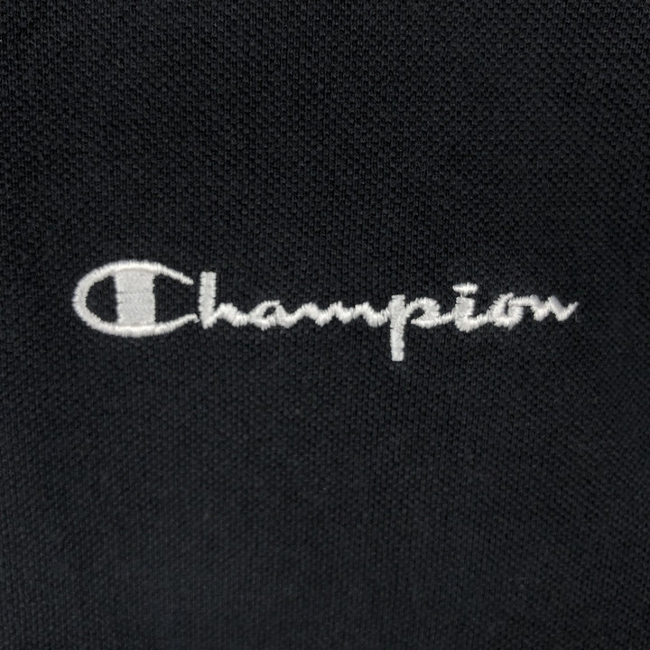 Champion short-sleeved polo shirt, made in the USA, men's size S. unclear black type Vintage Second Hand