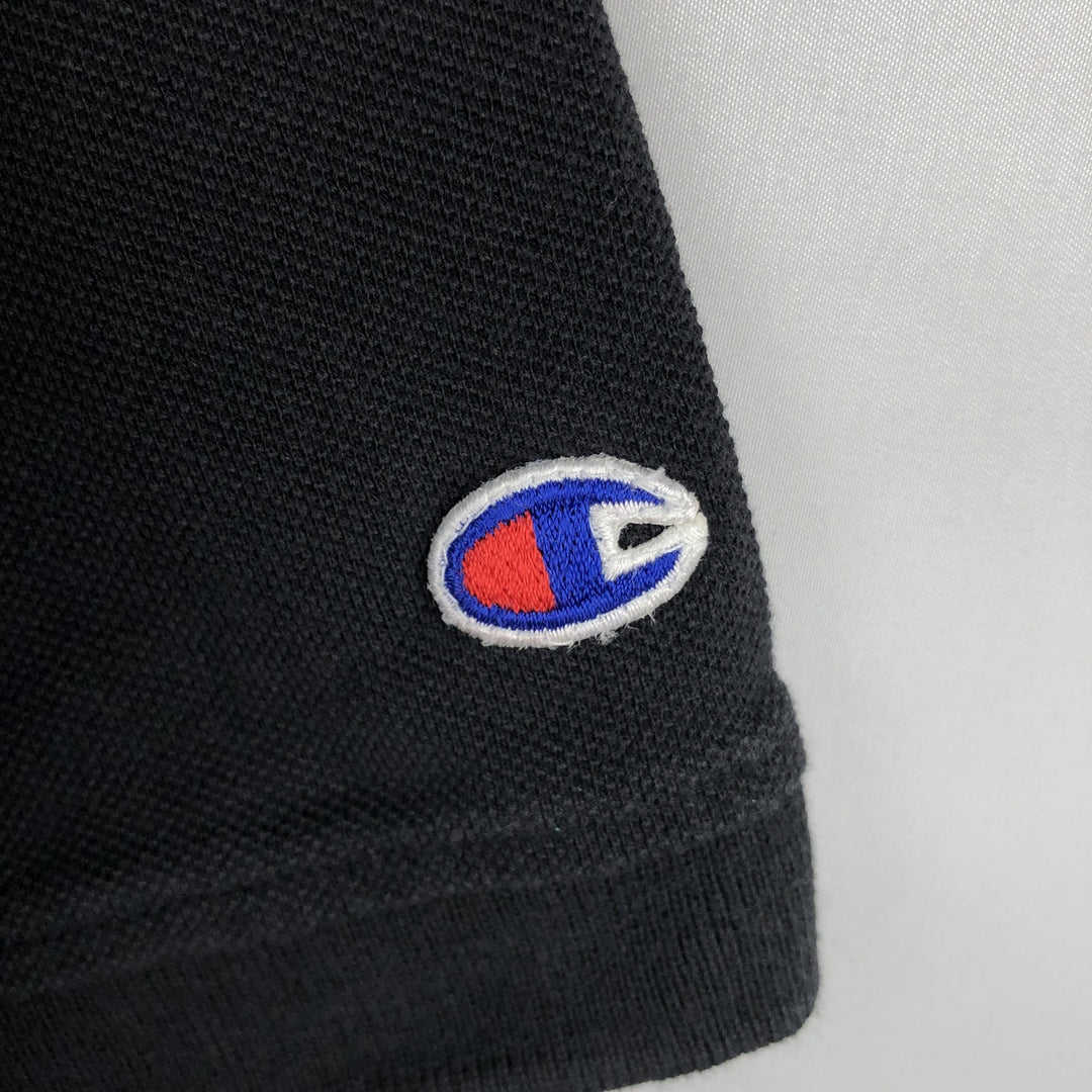 Champion short-sleeved polo shirt, made in the USA, men's size S. unclear black type Vintage Second Hand