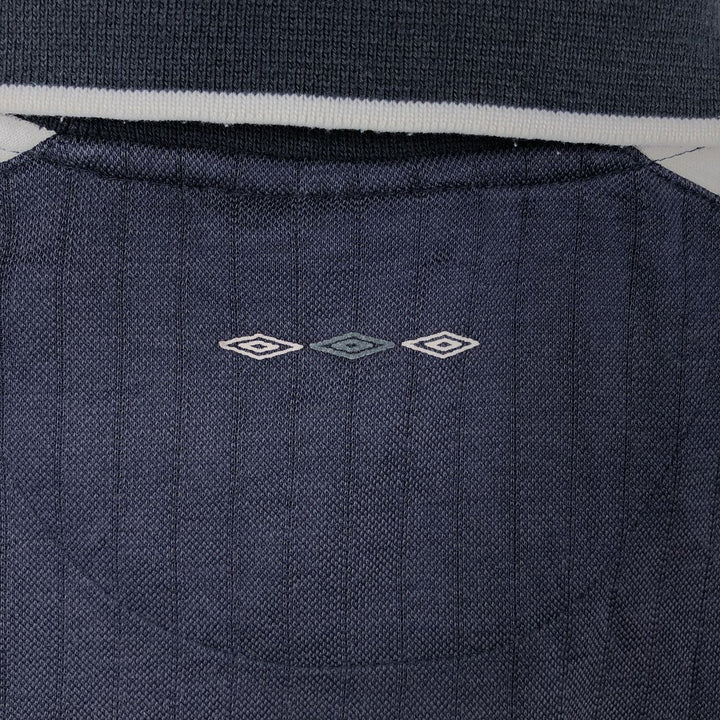 90s-00'S Umbro Short Sleeve Polo Shirt, Men's Size L, Vintage unclear black type Vintage Second Hand