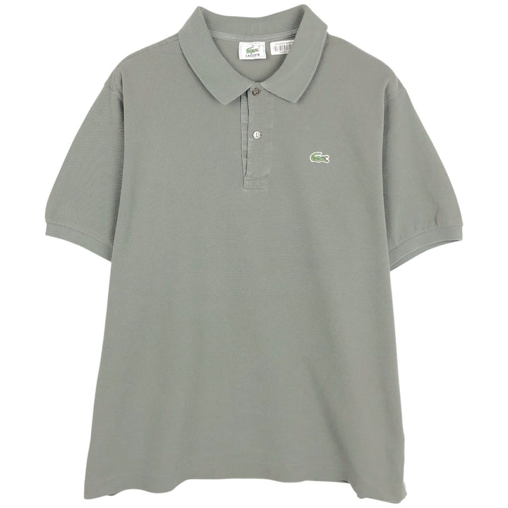Lacoste LACOSTE Short Sleeve Polo Shirt Size 6 Men's XL cotton gray type Vintage Second Hand