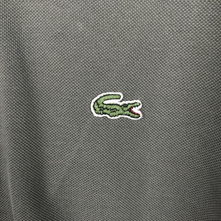 Lacoste LACOSTE Short Sleeve Polo Shirt Size 6 Men's XL cotton gray type Vintage Second Hand