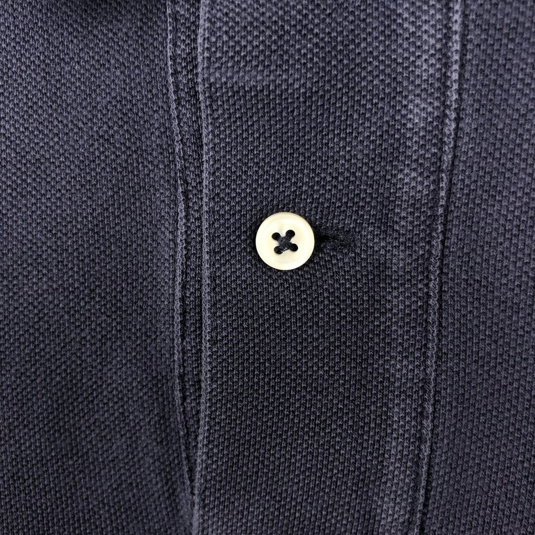 Ralph Lauren POLO by Ralph Lauren short sleeve polo shirt, men's size M cotton navy blue type Vintage Second Hand