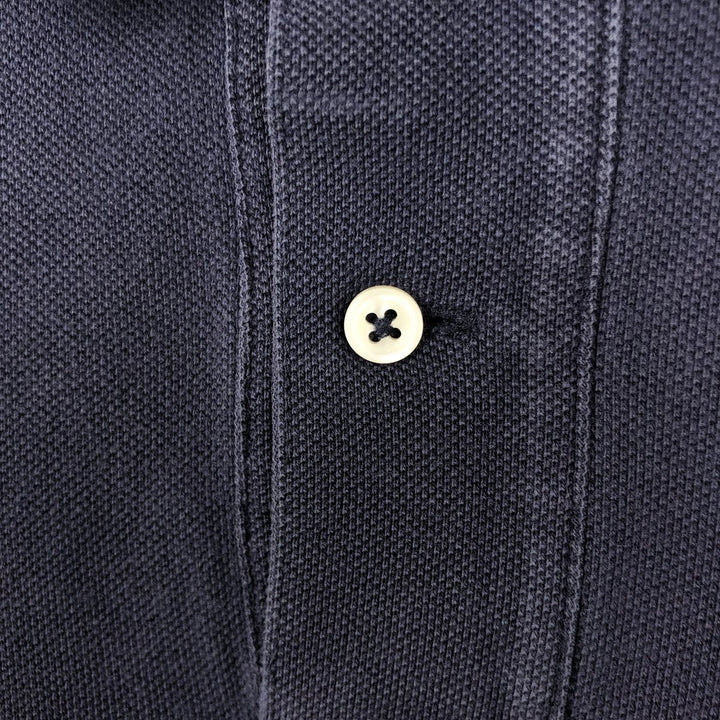 Ralph Lauren POLO by Ralph Lauren short sleeve polo shirt, men's size M cotton navy blue type Vintage Second Hand