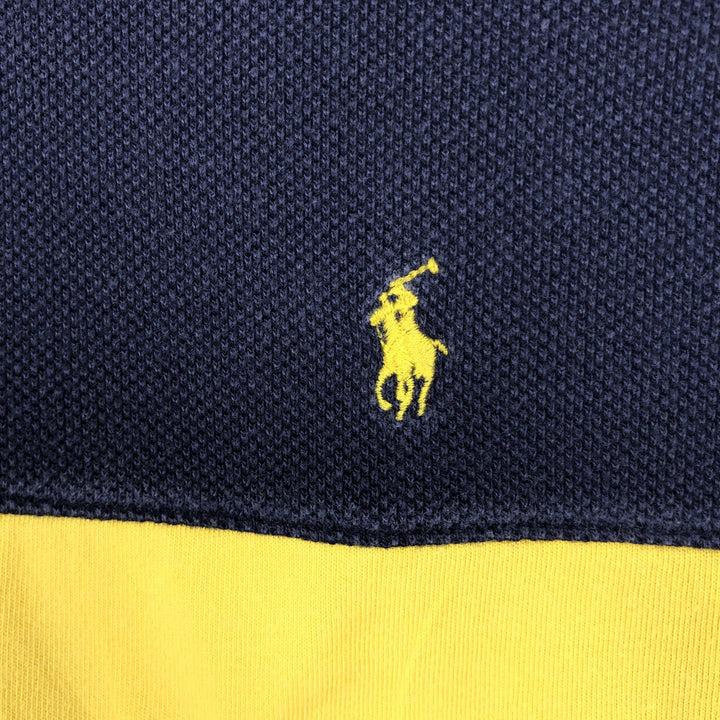 Ralph Lauren POLO by Ralph Lauren short sleeve polo shirt, men's size L cotton navy blue type Vintage Second Hand