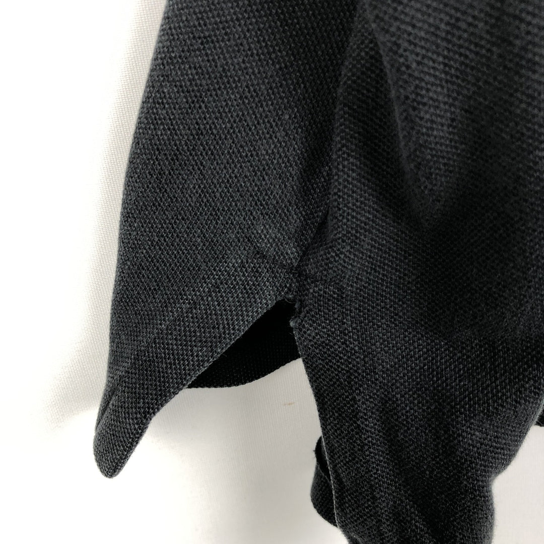 Ralph Lauren POLO by Ralph Lauren CUSTOM FIT short sleeve polo shirt, men's size L cotton black type Vintage Second Hand