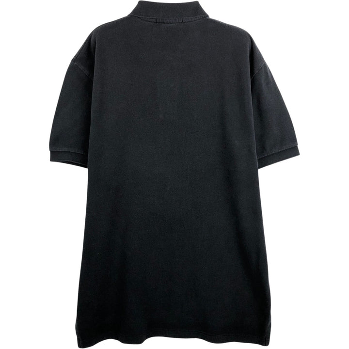 Ralph Lauren POLO by Ralph Lauren short sleeve polo shirt, men's size M cotton black type Vintage Second Hand