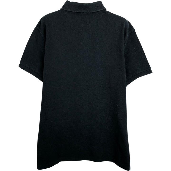 Ralph Lauren POLO RALPH LAUREN SLIM FIT short sleeve polo shirt, men's size L cotton black type Vintage Second Hand