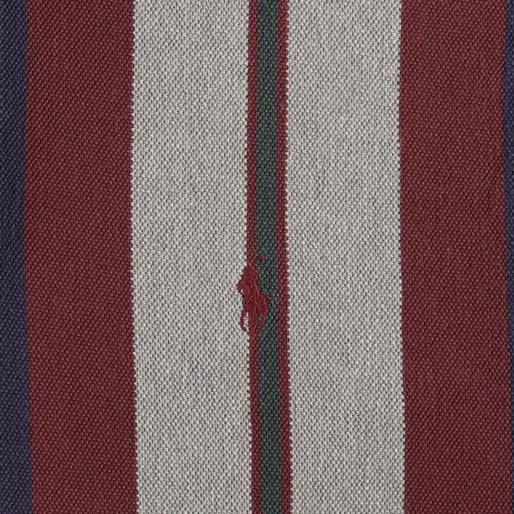 Ralph Lauren POLO by Ralph Lauren Multi-stripe Short-Sleeve Polo Shirt, Made in USA, Men's Size L (approx.) cotton navy blue type Vintage Second Hand