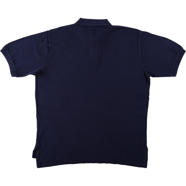 Ralph Lauren POLO by Ralph Lauren short sleeve polo shirt, men's size L cotton navy blue type Vintage Second Hand