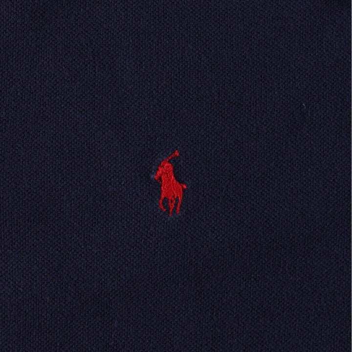 Ralph Lauren POLO by Ralph Lauren short sleeve polo shirt, men's size L cotton navy blue type Vintage Second Hand