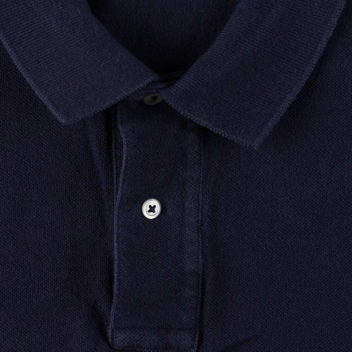 Ralph Lauren POLO by Ralph Lauren short sleeve polo shirt, men's size L cotton navy blue type Vintage Second Hand