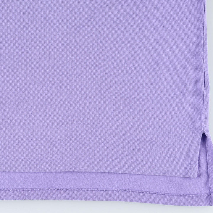 Ralph Lauren POLO by Ralph Lauren CUSTOM FIT short sleeve polo shirt, men's size L cotton purple type Vintage Second Hand