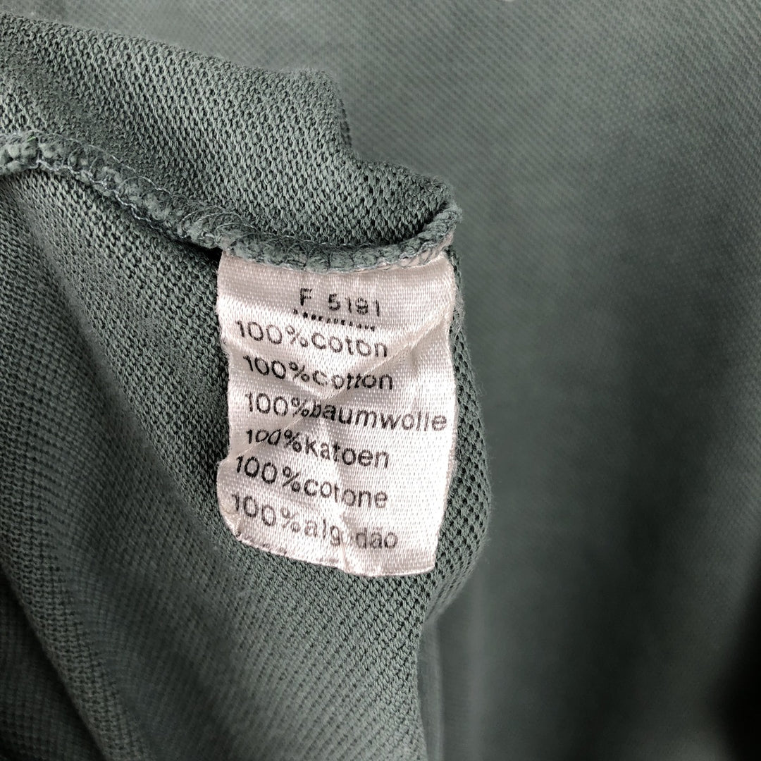 Lacoste LACOSTE Short Sleeve Polo Shirt Size 6 Men's XL cotton Khaki type sage green Vintage Second Hand