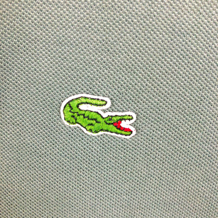 Lacoste LACOSTE Short Sleeve Polo Shirt Size 6 Men's XL cotton Khaki type sage green Vintage Second Hand