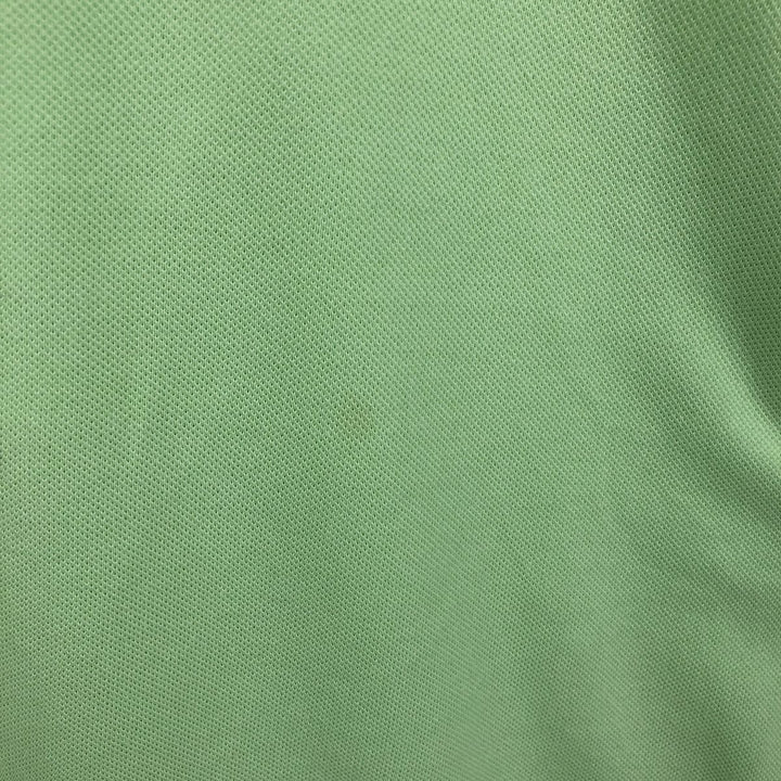 90s-00'S Lacoste French-designed short-sleeved polo shirt, size 5 (equivalent to men's L), vintage. cotton green type yellow green Vintage Second Hand