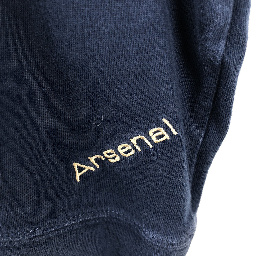 2000'S Nike Premier League Arsenal FC color-block short-sleeved polo shirt, men's size L (approx.) unclear navy blue type Vintage Second Hand