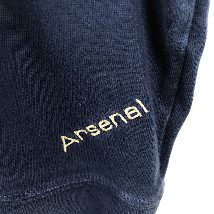 2000'S Nike Premier League Arsenal FC color-block short-sleeved polo shirt, men's size L (approx.) unclear navy blue type Vintage Second Hand