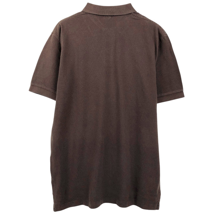 Ralph Lauren POLO by Ralph Lauren short sleeve polo shirt, men's size L cotton brown type Vintage Second Hand
