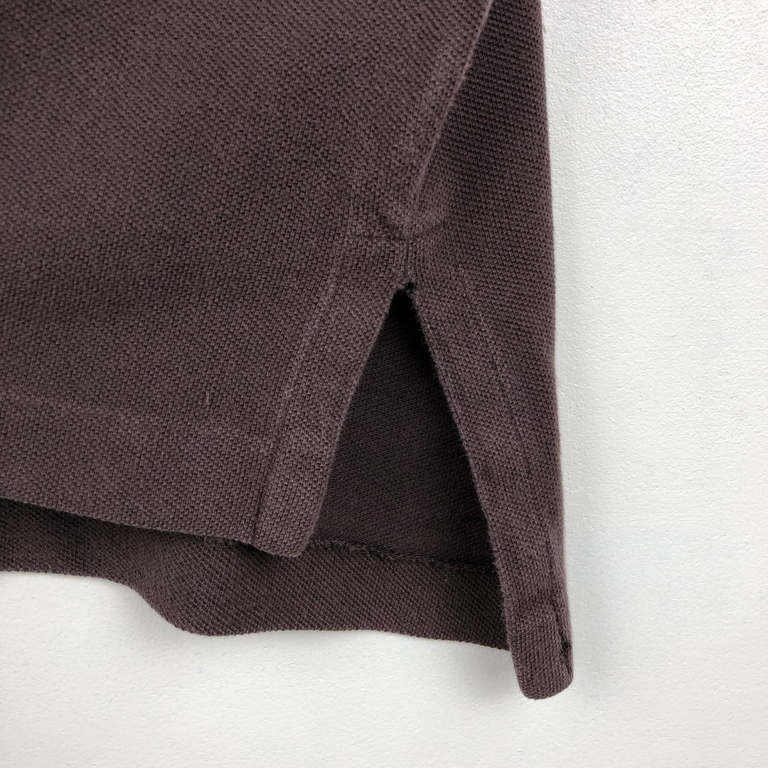 Ralph Lauren POLO by Ralph Lauren short sleeve polo shirt, men's size L cotton brown type Vintage Second Hand