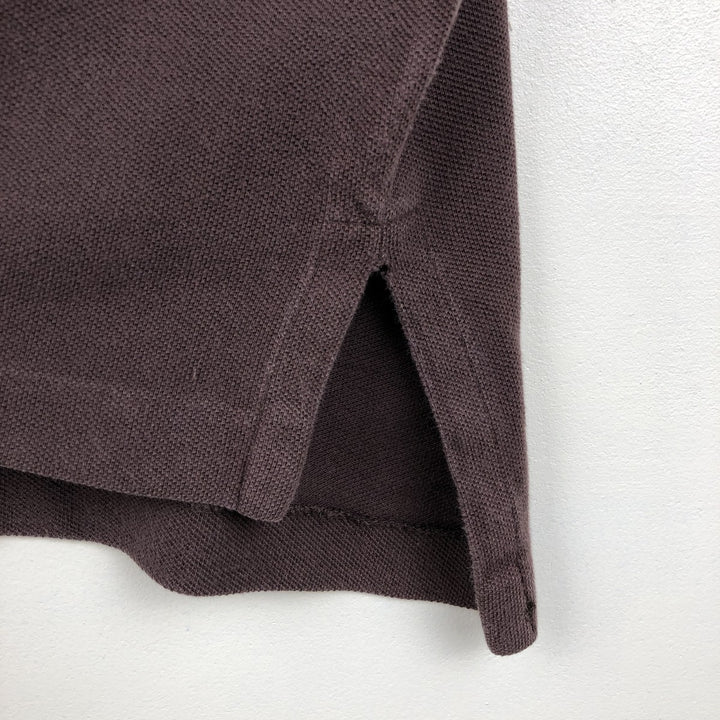 Ralph Lauren POLO by Ralph Lauren short sleeve polo shirt, men's size L cotton brown type Vintage Second Hand