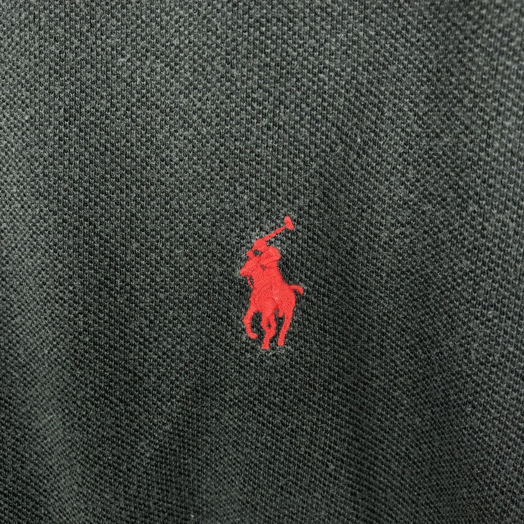 Ralph Lauren POLO by Ralph Lauren short sleeve polo shirt, men's size M cotton black type Vintage Second Hand