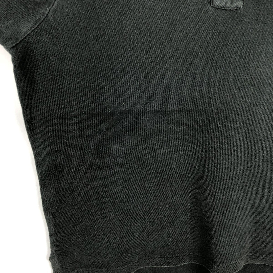 Ralph Lauren POLO by Ralph Lauren short sleeve polo shirt, men's size M cotton black type Vintage Second Hand