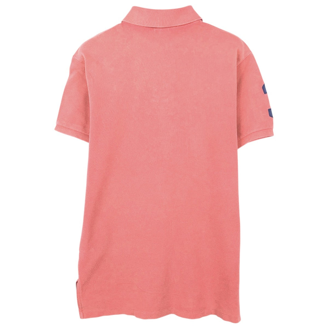 Ralph Lauren POLO by Ralph Lauren CUSTOM FIT Short-Sleeve Polo Shirt, Men's Size S (Equivalent), Double Pony Design cotton pink type Vintage Second Hand