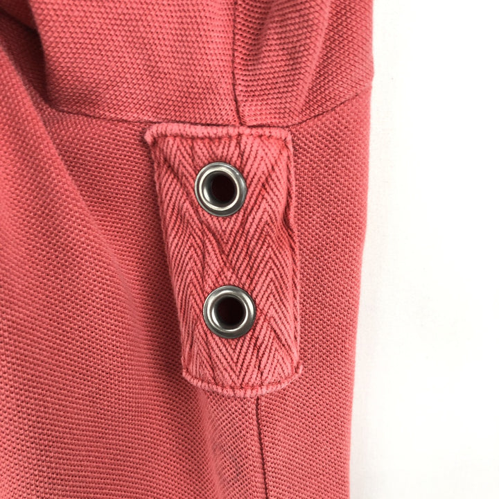 Ralph Lauren POLO by Ralph Lauren CUSTOM FIT Short-Sleeve Polo Shirt, Men's Size S (Equivalent), Double Pony Design cotton pink type Vintage Second Hand