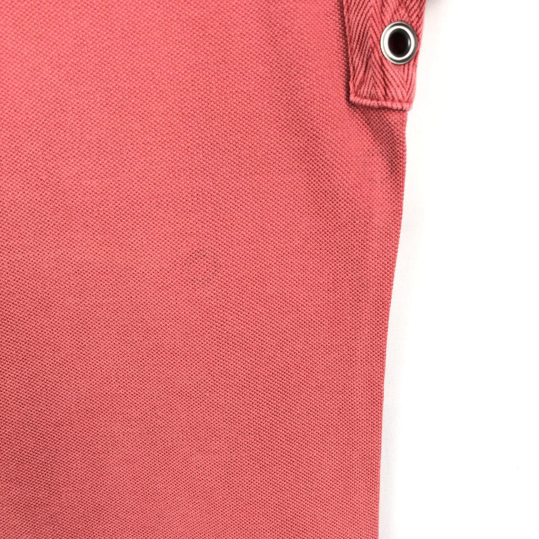 Ralph Lauren POLO by Ralph Lauren CUSTOM FIT Short-Sleeve Polo Shirt, Men's Size S (Equivalent), Double Pony Design cotton pink type Vintage Second Hand