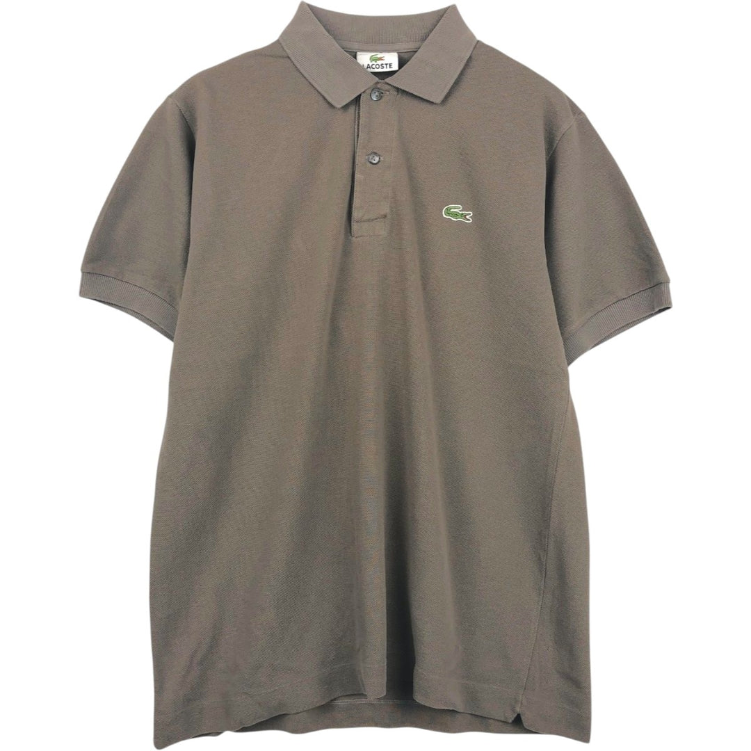 Lacoste LACOSTE short sleeve polo shirt size 3, men's size S cotton gray type Vintage Second Hand