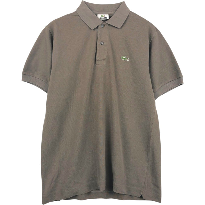 Lacoste LACOSTE short sleeve polo shirt size 3, men's size S cotton gray type Vintage Second Hand